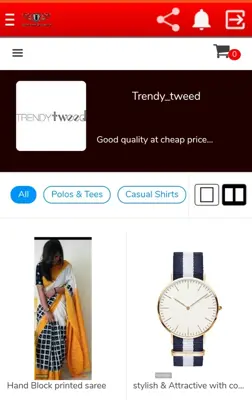 Infinity fashion store android App screenshot 1