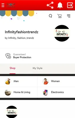 Infinity fashion store android App screenshot 3